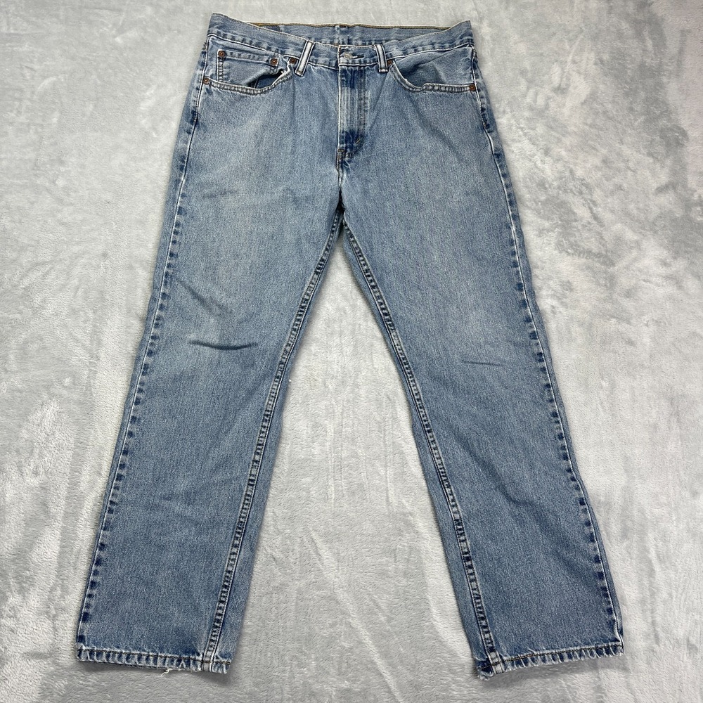 Vtg Levi's Jeans Men 34x30 Blue Denim Regular Fit Grunge Straight Leg Streetwear